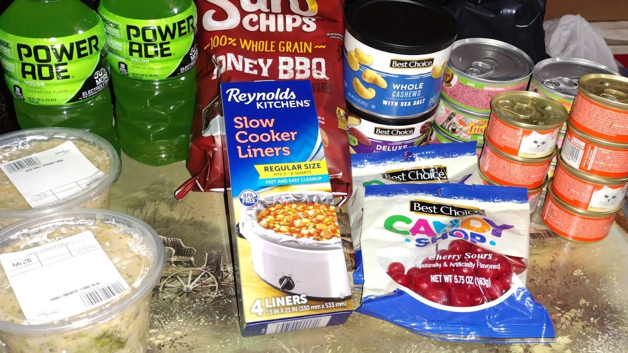 Grocery haul Oct 2025 $118.58
