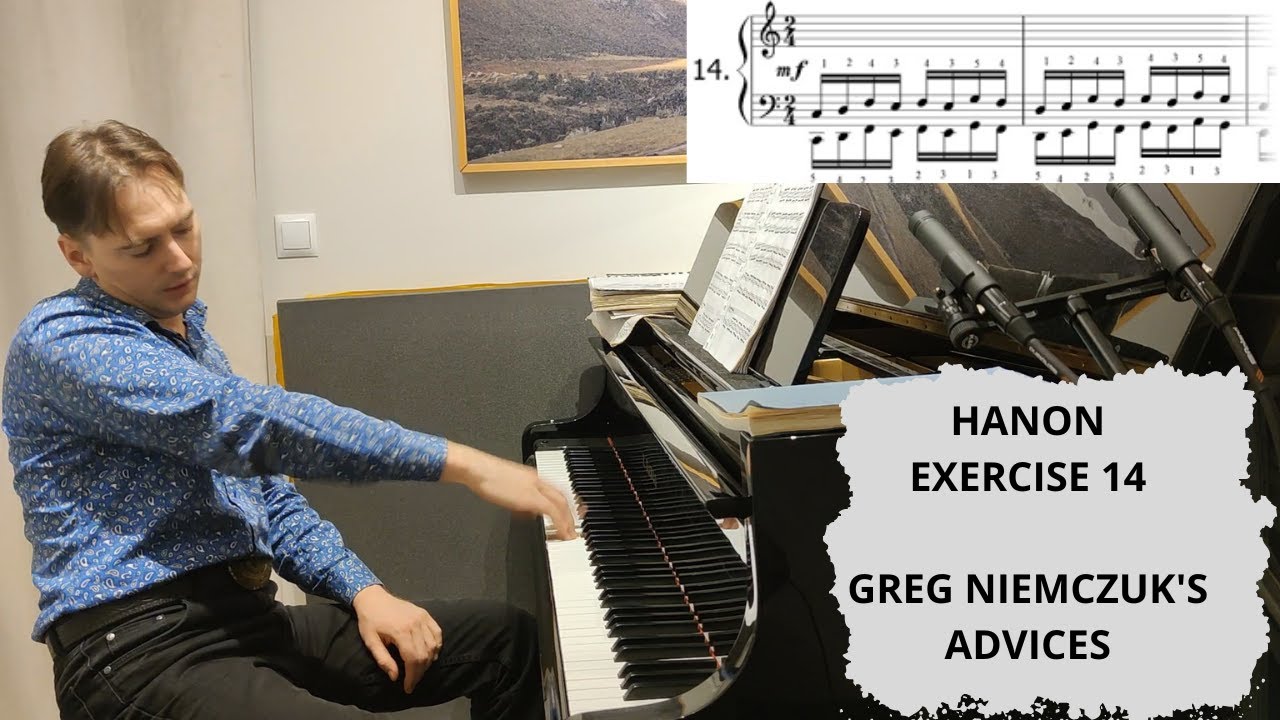 C.L. Hanon - Exercise no. 14 - TUTORIAL - Greg Niemczuk