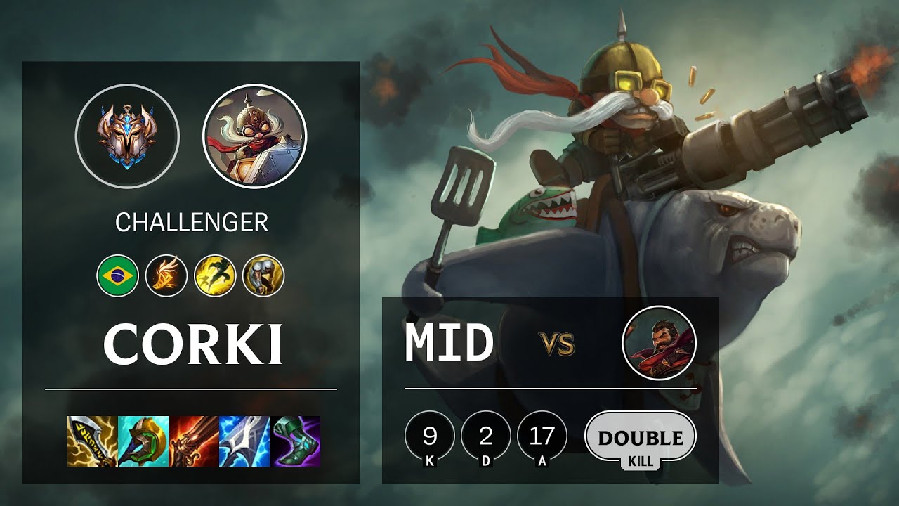 Corki Mid vs Graves - BR Challenger Patch 10.24