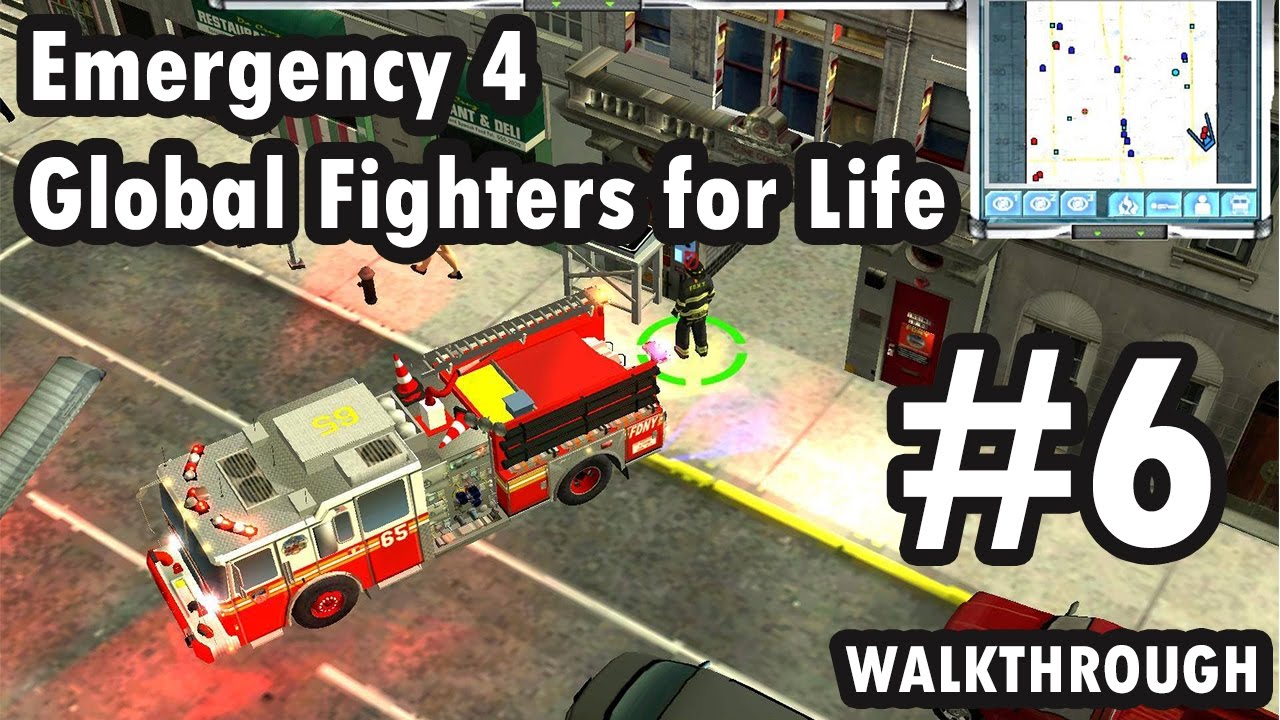 Emergency 4: Global Fighters for Life - 911: First Responders - Mission 6 - 100% (Walkthrough)