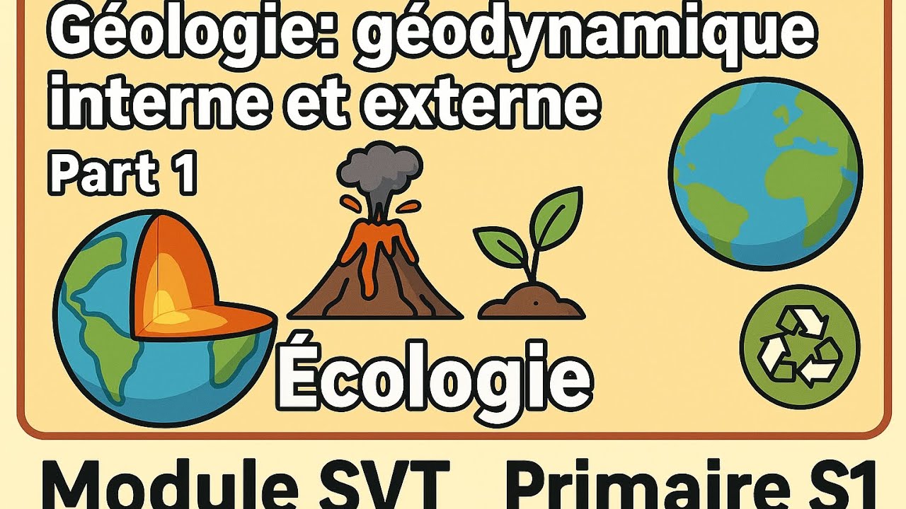 Géodynamique interne et externe 🌍 | Module SVT - Primaire S1 .PART1