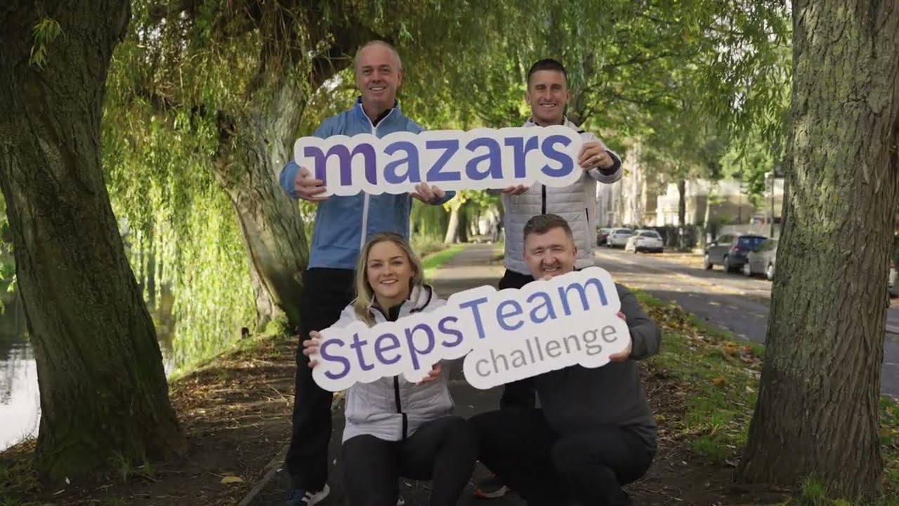 Sign up to the Mazars Steps Team Challenge