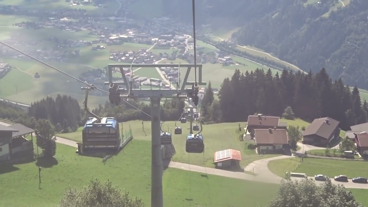 Rosenalmbahn 1 Talfahrt - Zell am Ziller - Zillertal Arena