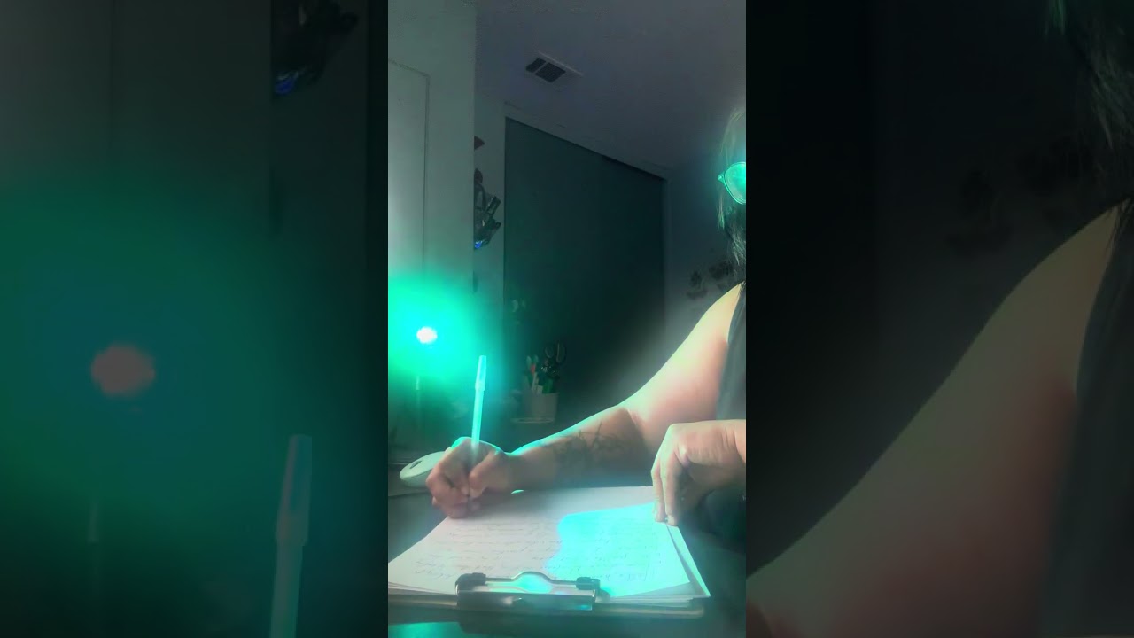 Write with me #asmr Morning Pages by Melody Kelvin