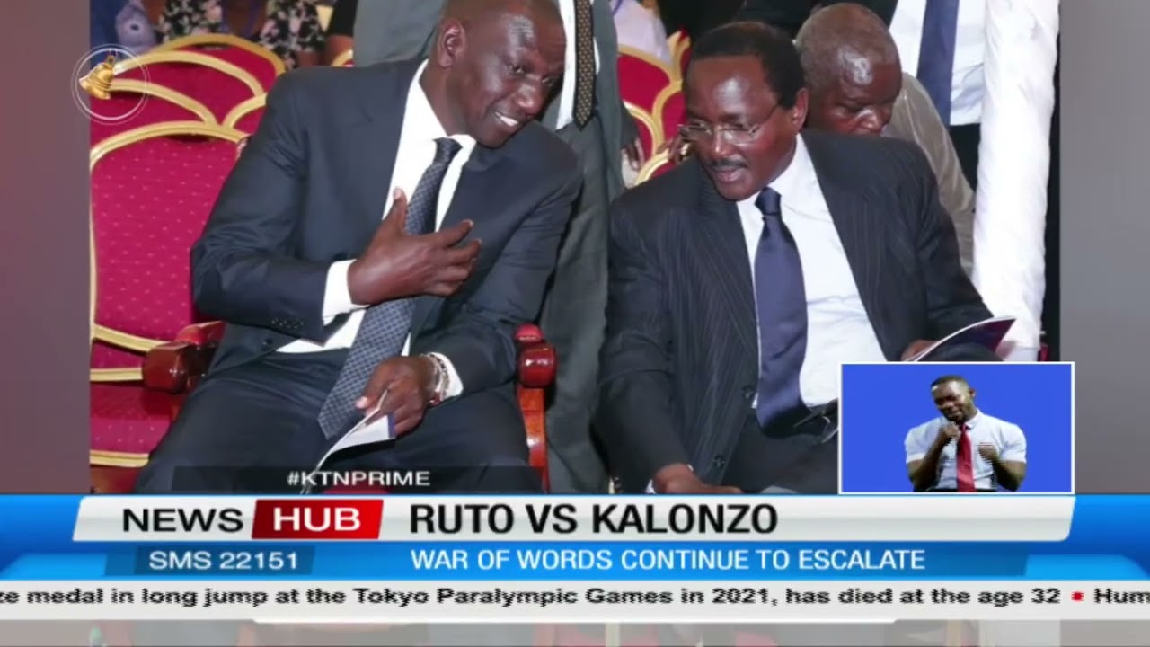 War of words comtinue to escalate between president Ruto and Kalonzo Musyoka