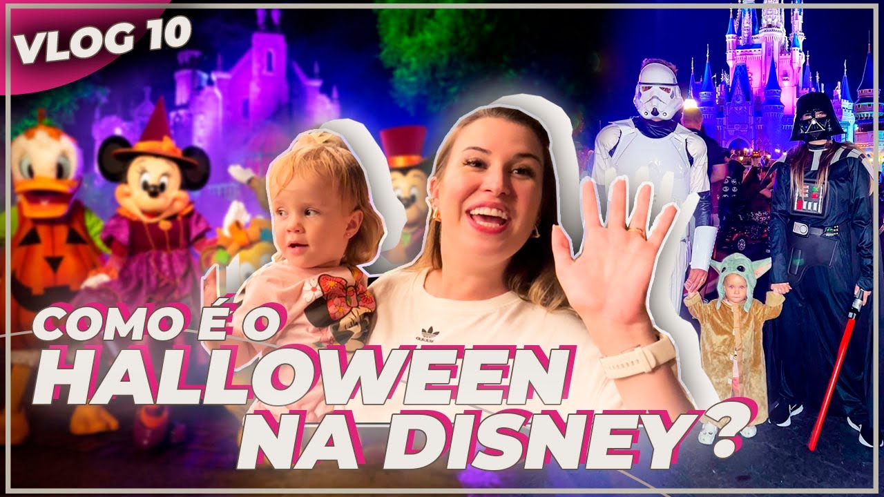VLOG 10 EM ORLANDO - FOMOS NO HALLOWEEN DA DISNEY: Mickey’s Not So Scary Halloween Party