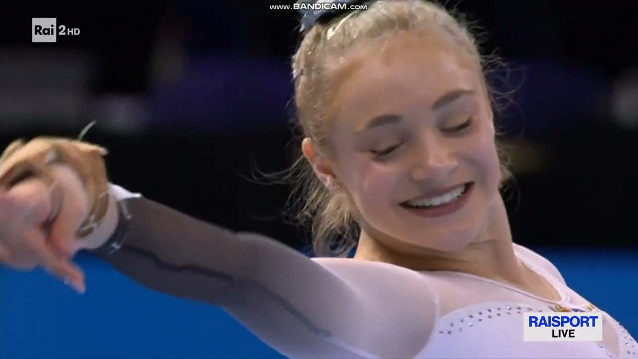 Sabrina Maneca-Voinea. ROU. 2023 Antwerp World Championship. EF FX