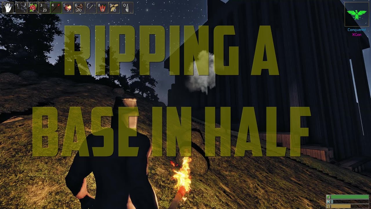 Ripping a Base in Half! Reign of Kings