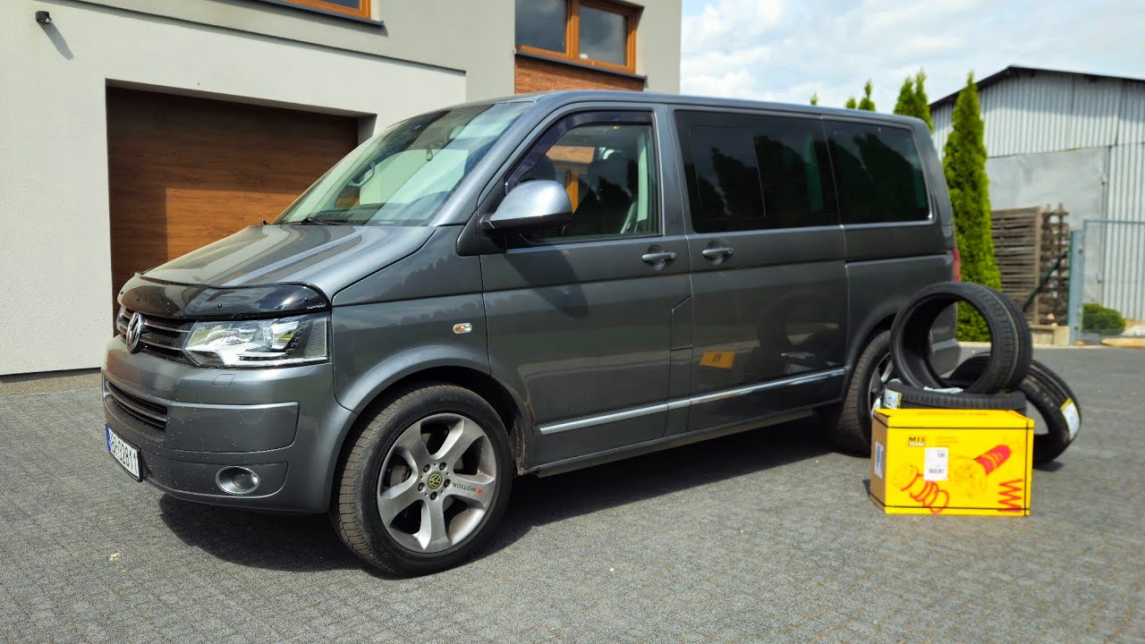 Montujemy Zawieszenie gwintowane MTS Technik do VW MULTIVAN T5 Facelift - MAPET-TUNING.com