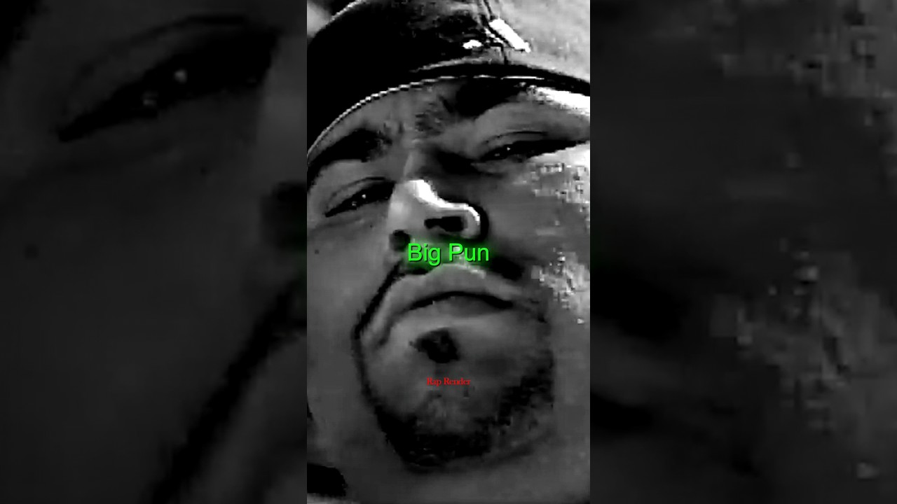 Big Pun dropped the hardest rap bar 😳🔥