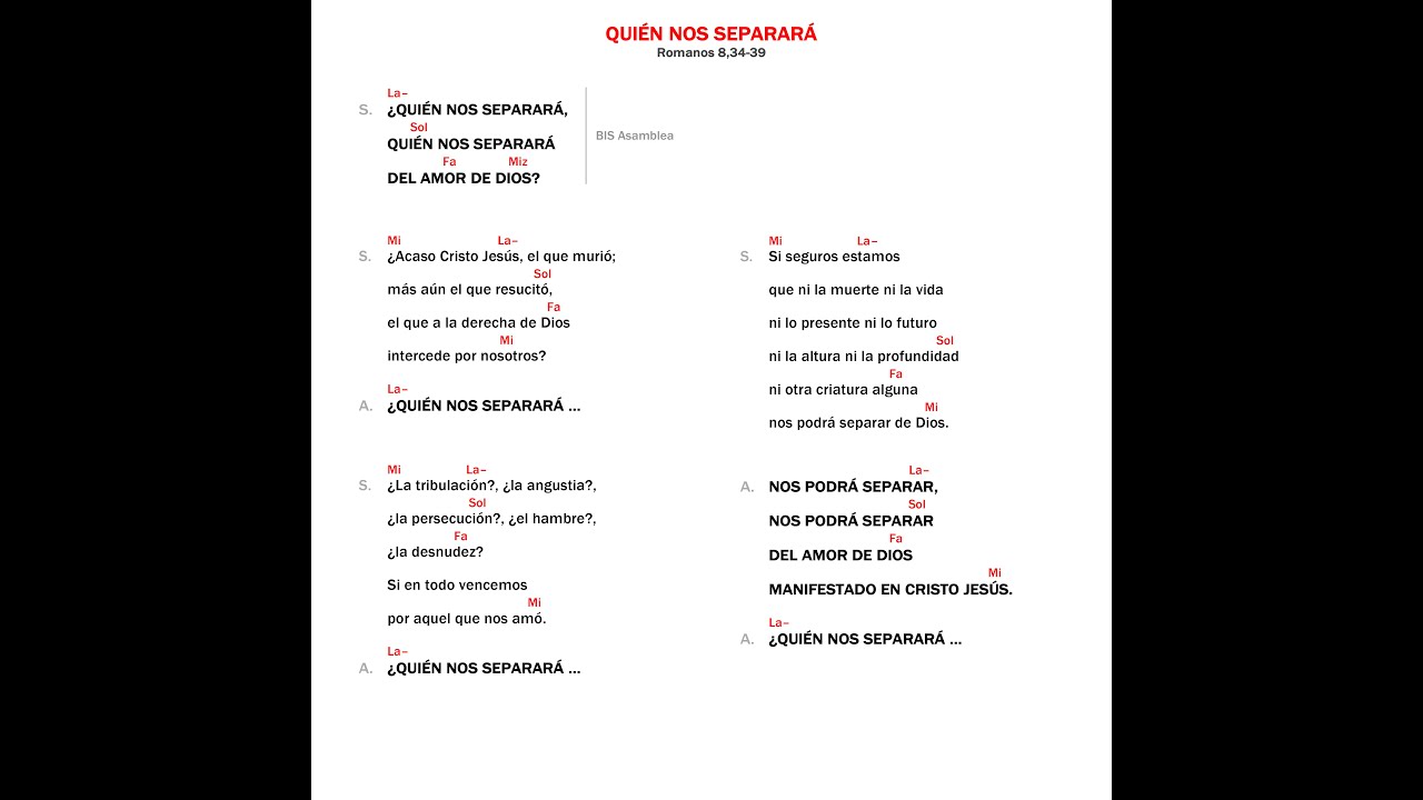 Quién nos separá
