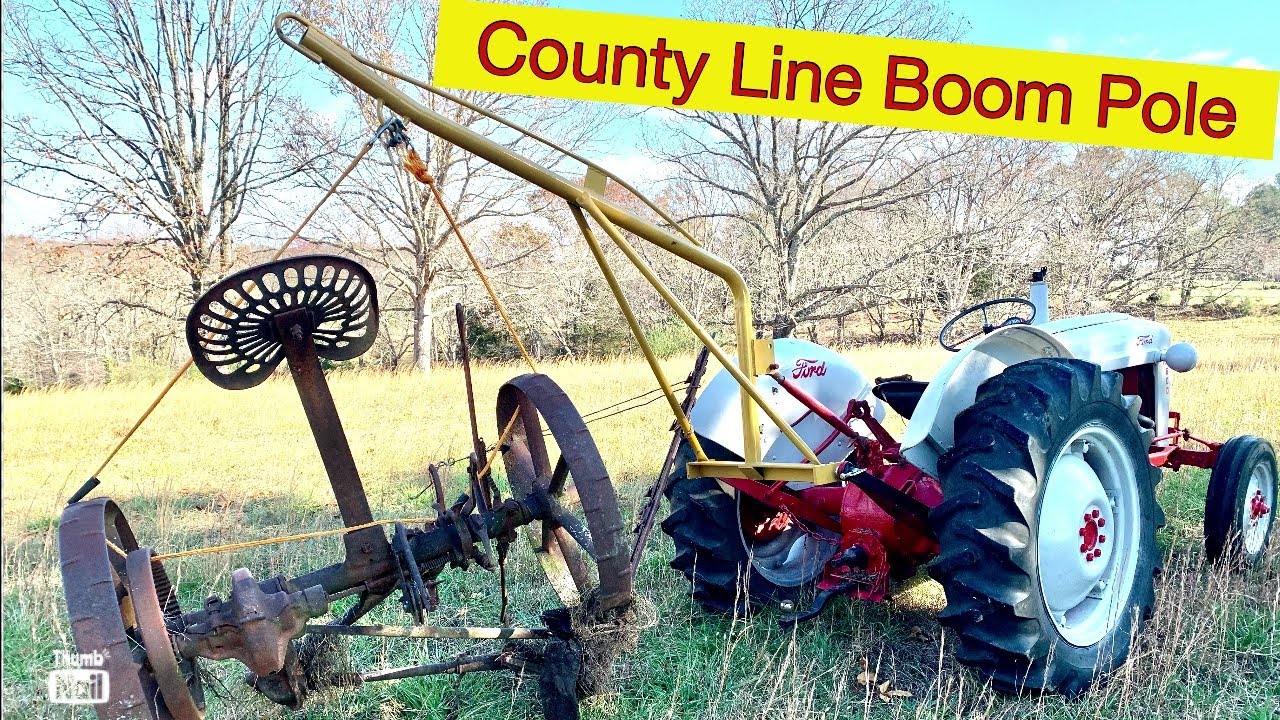 Первое использование стрелы County Line на тракторе Ford 600 1956 года