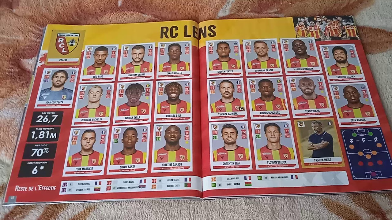 album panini foot 2021 complet france