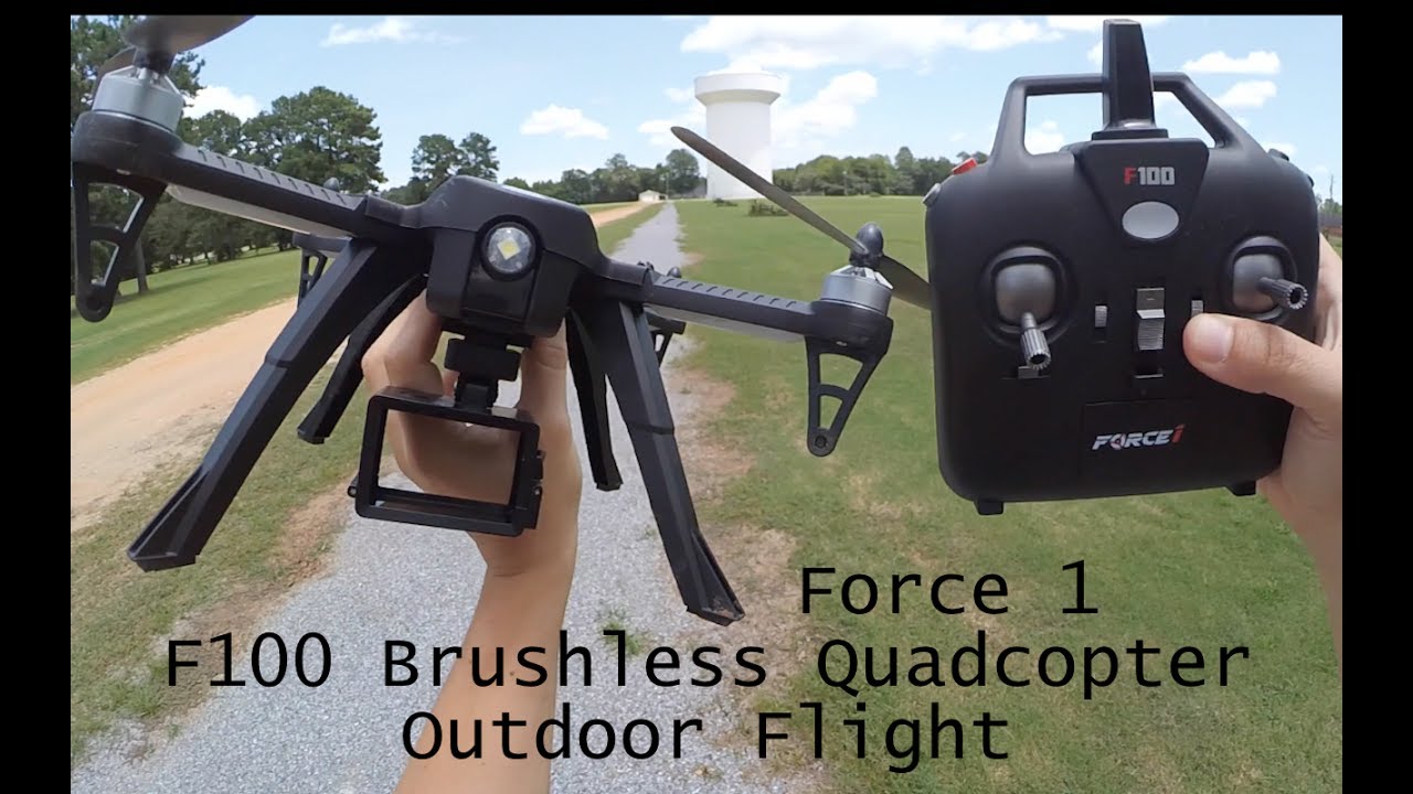 Force1 -  F100 Brushless Drone - Outdoor Flight