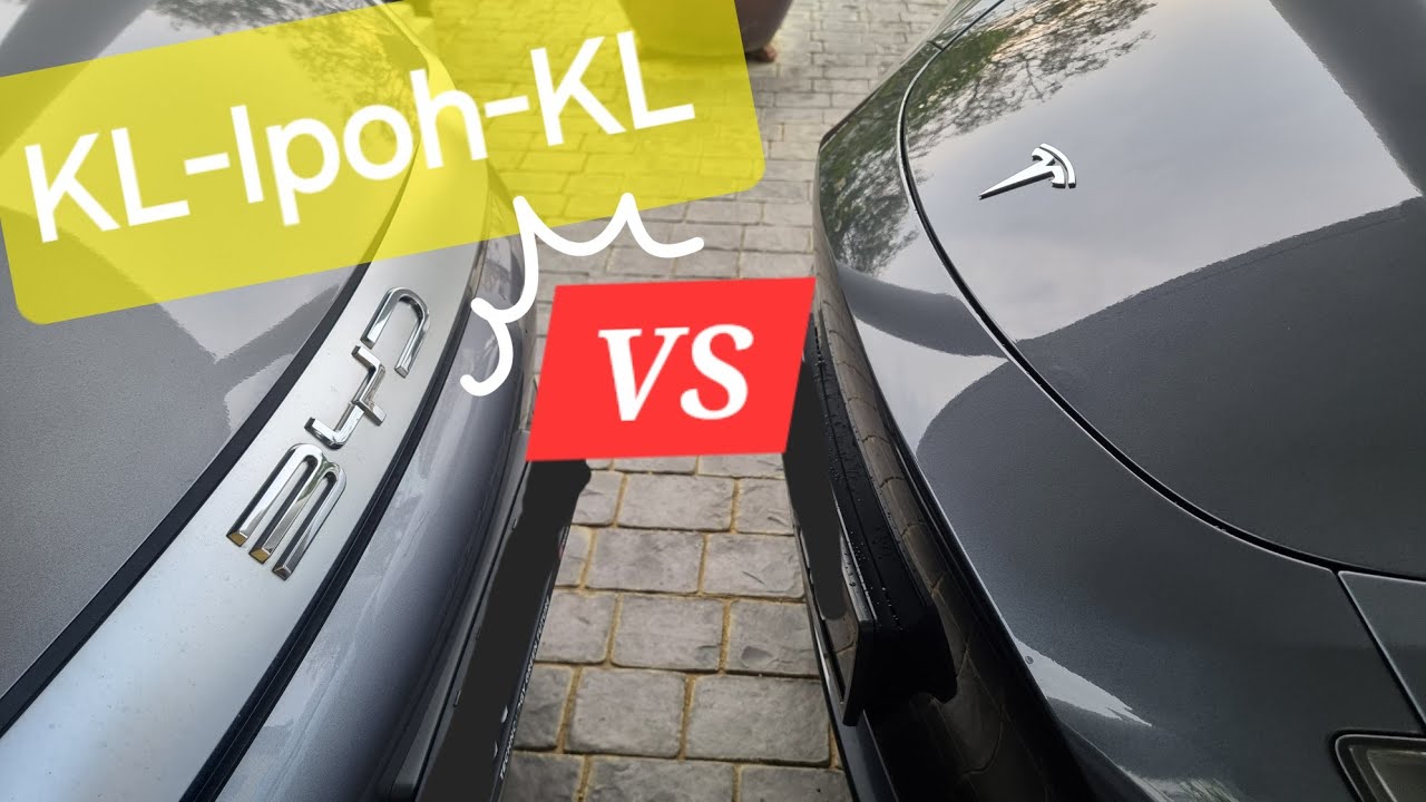 Perjalanan EV | KL-Ipoh-KL | Tesla Model Y RWD Vs BYD Atto 3 ER