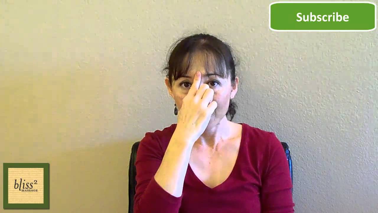 Massage and Acupressure for Tired Eyes - Massage Monday 109