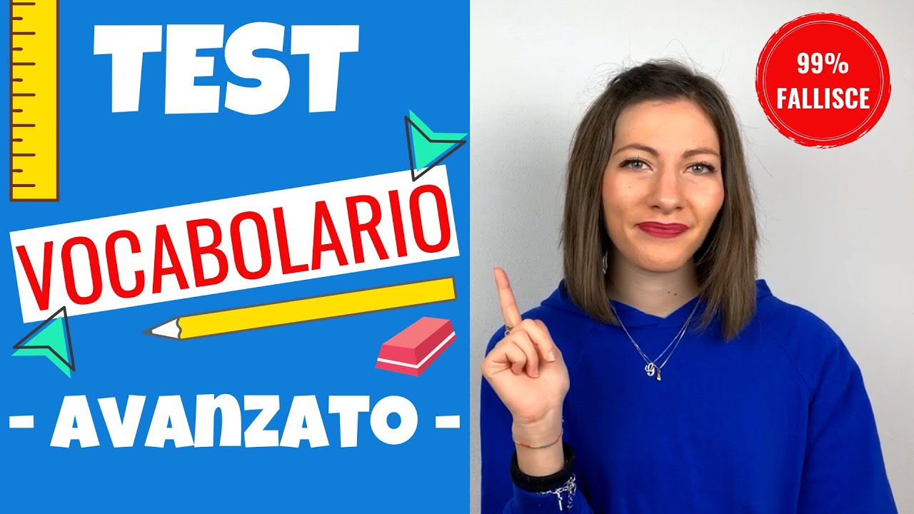 TEST VOCABOLARIO italiano: 99% della gente fallisce... e TU? Impara a parlare italiano da NATIVO! 😃
