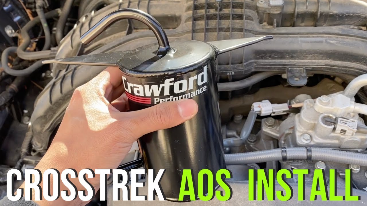 Crawford Baja AOS Air Oil Separator Installation on the Subaru Crosstrek