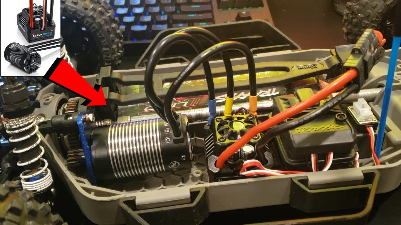 Hobby Wing MAX 10 SCT WP/3660SL 4000kv Motor Install And Test Run | Traxxas Slash 4x4 Upgrade!