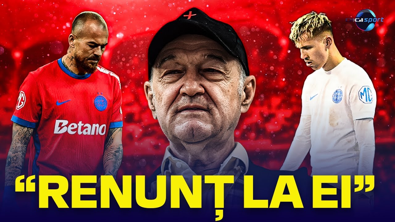 Gigi Becali s-a hotărât: două transferuri la FCSB! Trei jucători sunt OUT: ”Renunț la ei”