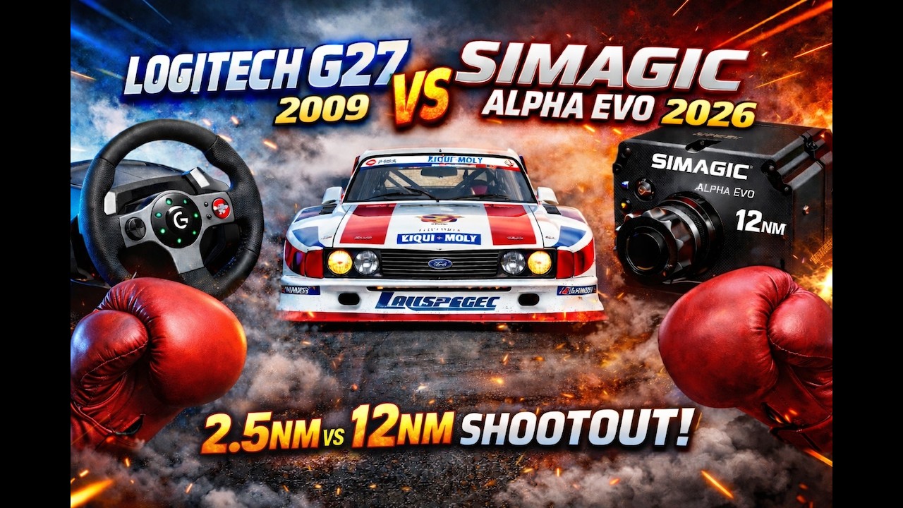 Logitech G27 против Simagic Alpha Evo!