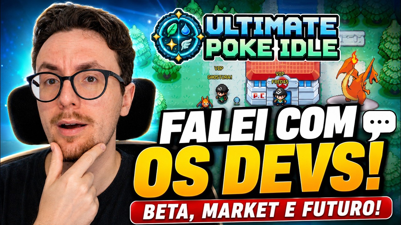 DEVS do Ultimate Poke Idle: &ldquo;BETA N&Atilde;O &Eacute; PRA ARRECADAR!&rdquo; RMT, WIPE e ECONOMIA
