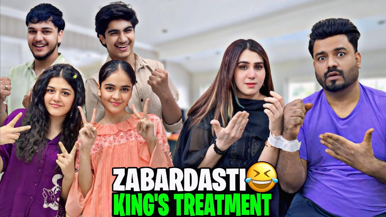 ZABARDASTI KINGS TREATMENT DIYA // HANDCUFF CHALLENGE HO GYA