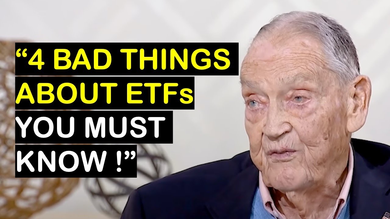 Jack Bogle: Why I Really Worry About Exchange-Traded Funds (ETFs)