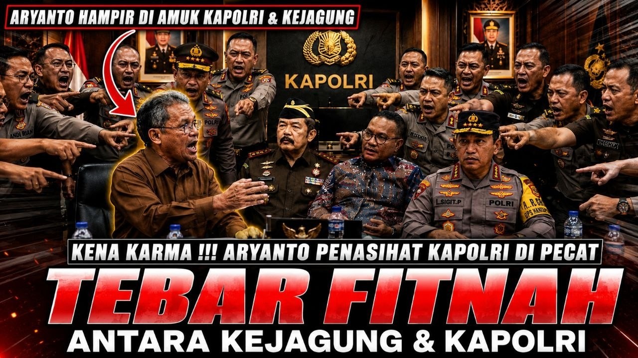 HARI INI TERMUL ARYANTO PENASIHAT KAPOLRI DI ADILI‼️ ADU DOMBA KAPOLRI DENGAN KEJAGUNG 😱