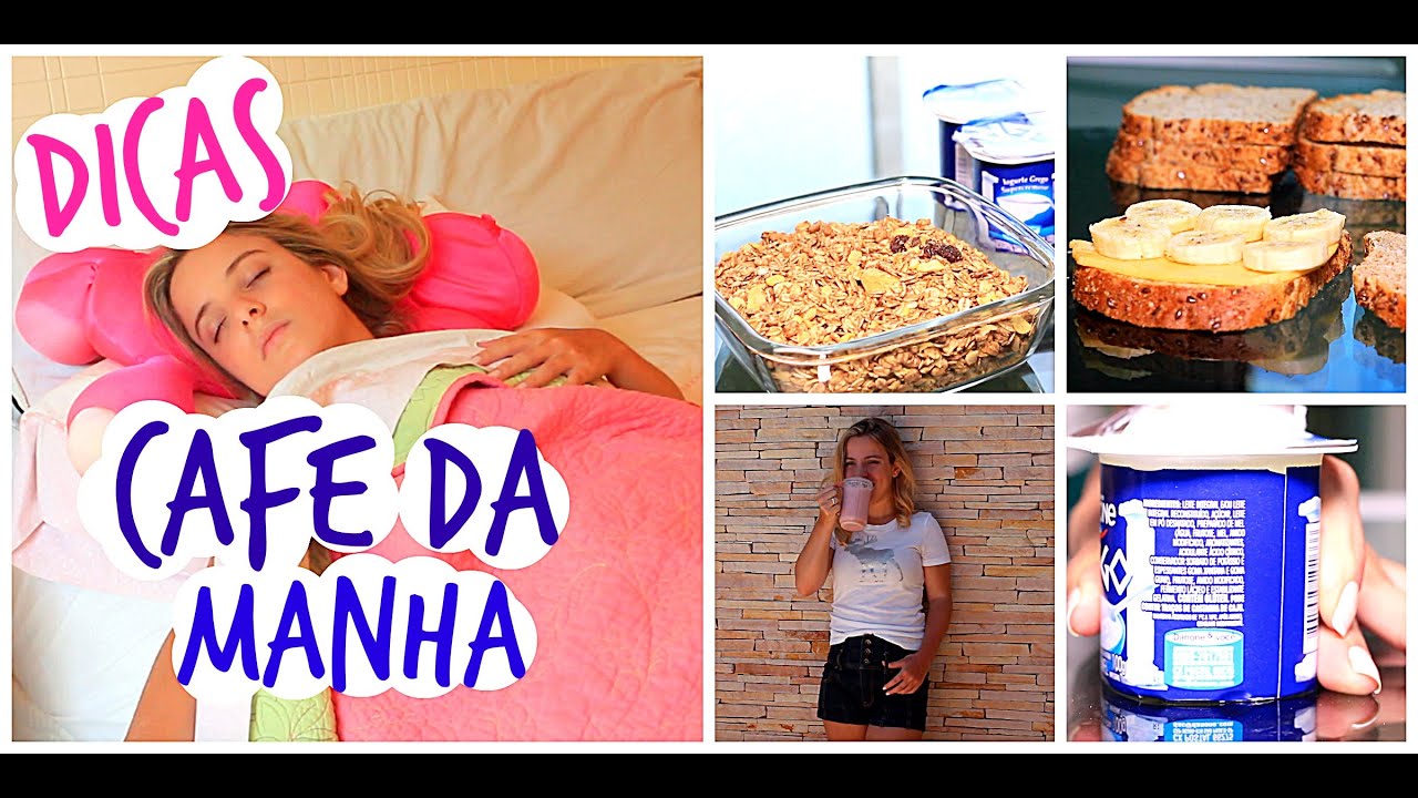 Receitas de café da manhä ( fácil e saudável)