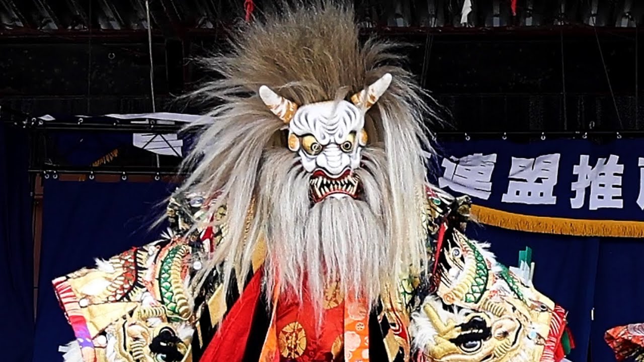 【石見神楽　道がえし】 #都治神楽社中 2024.5.26～しまね海洋館はっしー広場