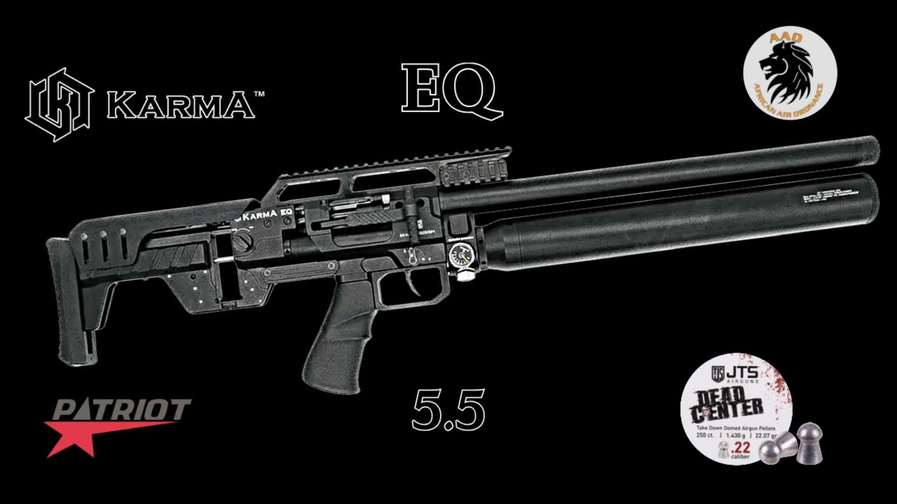 Karma EQ 5 5mm Close Up Review and test at 45 yards with Patriot Outdoors