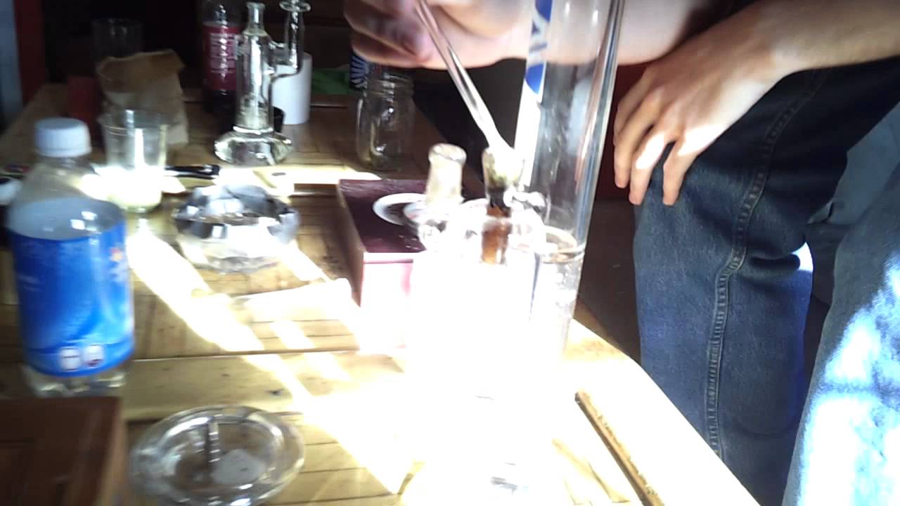 Bong rip and microscope shots