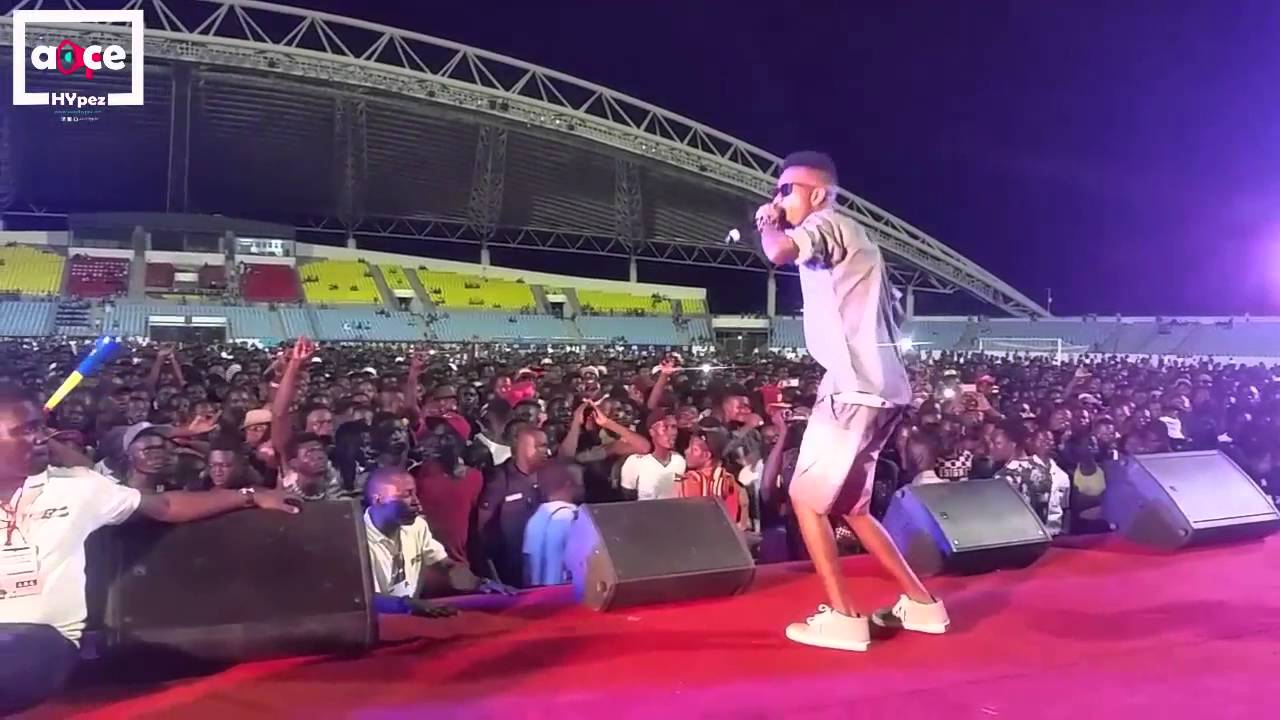 Real MC performance at the commissioning of the new Cape Coast Stadium
