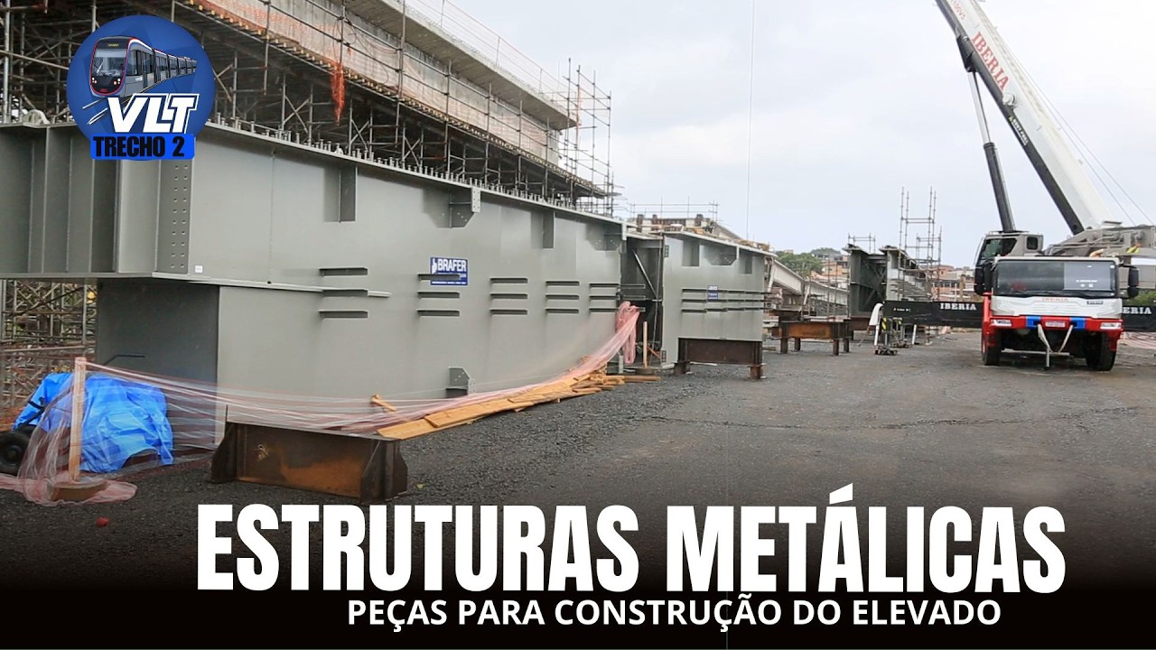 VLT DE SALVADOR - estrutura metálica do elevado