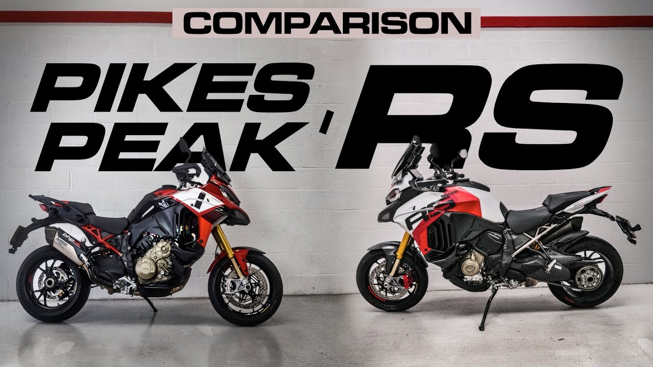 Multistrada V4 RS VS Pikes Peak | Ducati Comparisons | BHP UK