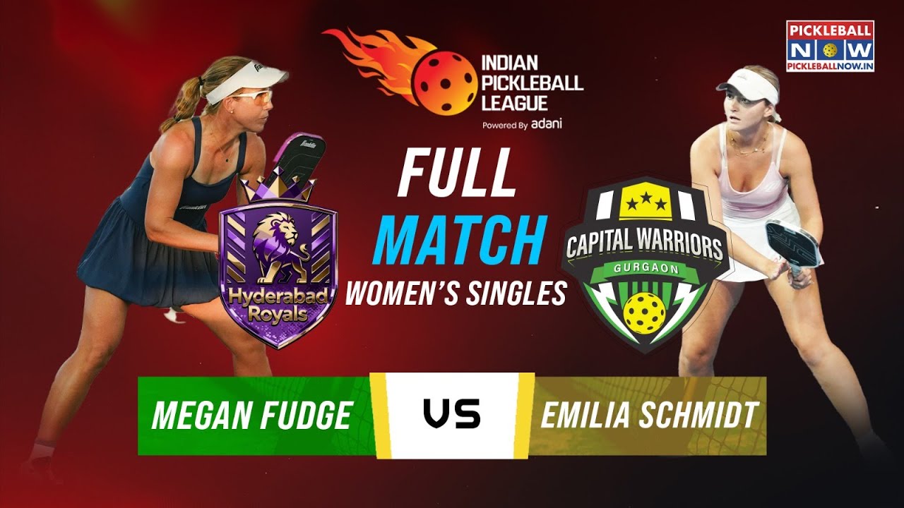 Hyderabad vs Gurgaon | |Women&rsquo;s Singles | Megan Fudge Beats Emilia Schmidt 15-14 | IPBL 2025