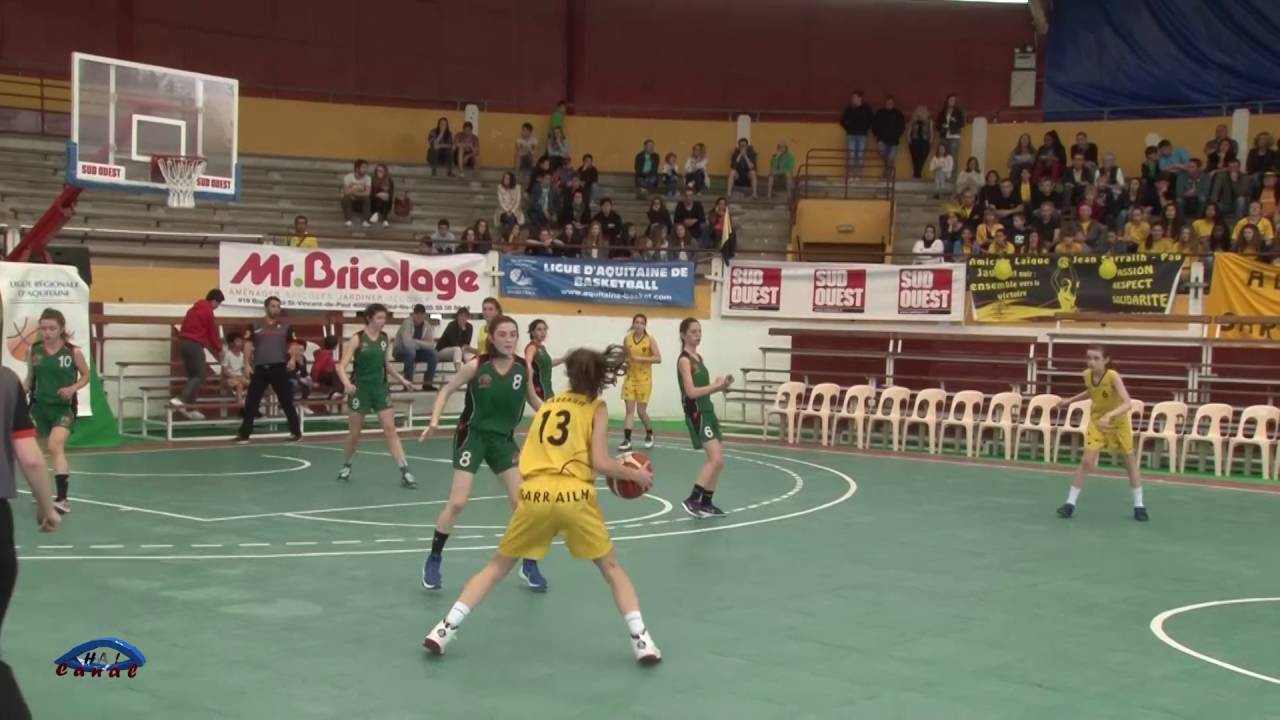 FINALE  Aquitaine U15 féminines  CTC du Louts vs ALJS Pau Basket