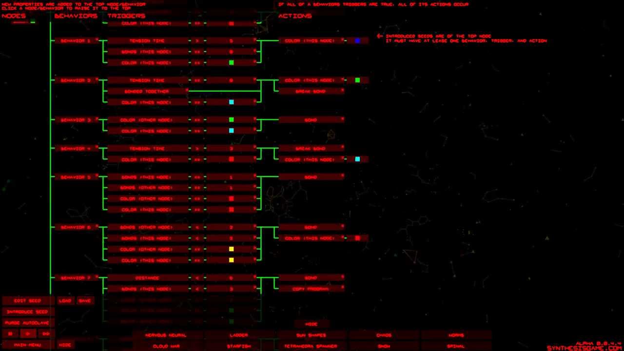 Synthesis Gameplay Explanation - Alpha 0.0.4.4