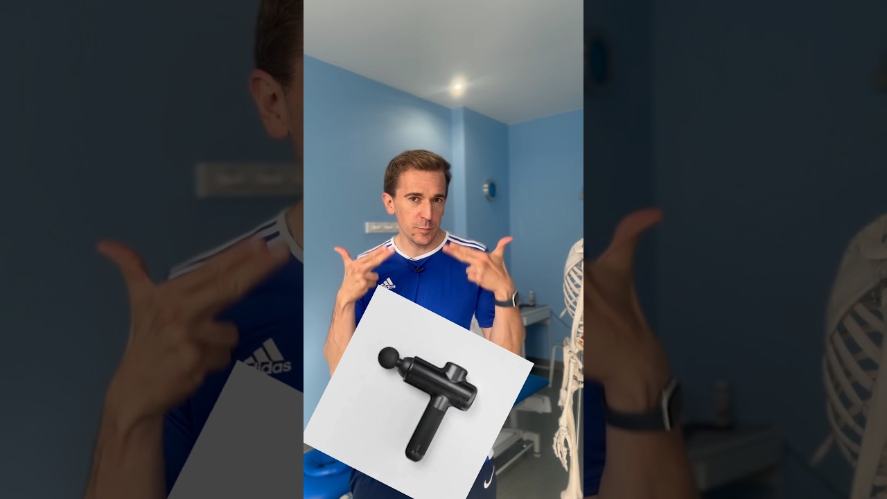 Pistolet do masażu🔫 #fizjoterapia #b&oacute;lplec&oacute;w #fizjoidea #dyskopatia #massageguns #massage #masaż