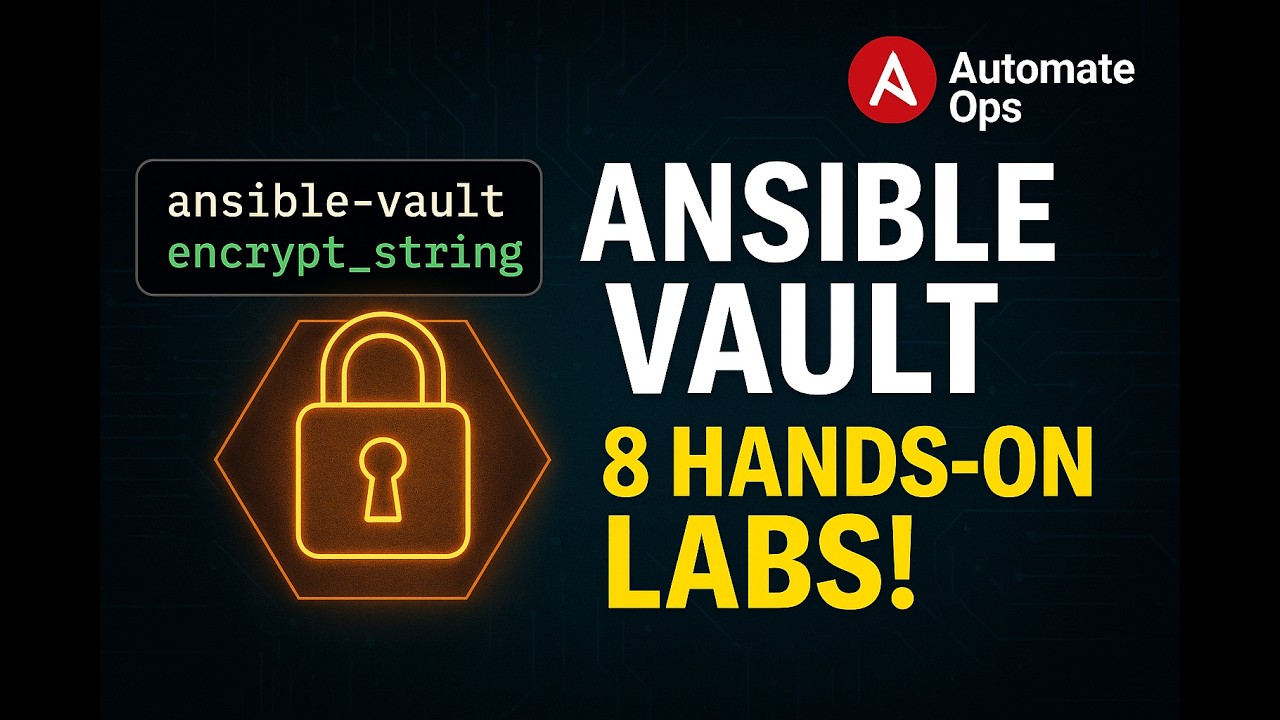 Ansible Chapter 21  Part 2 -Master Ansible Vault in 8 Labs: Encrypt, Secure & Automate Like a Pro!