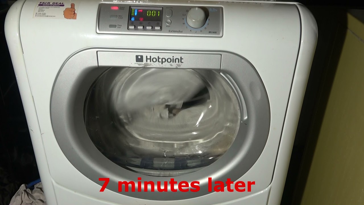 Hotpoint Extendia BS1400 - Very unbalanced limited spin and results