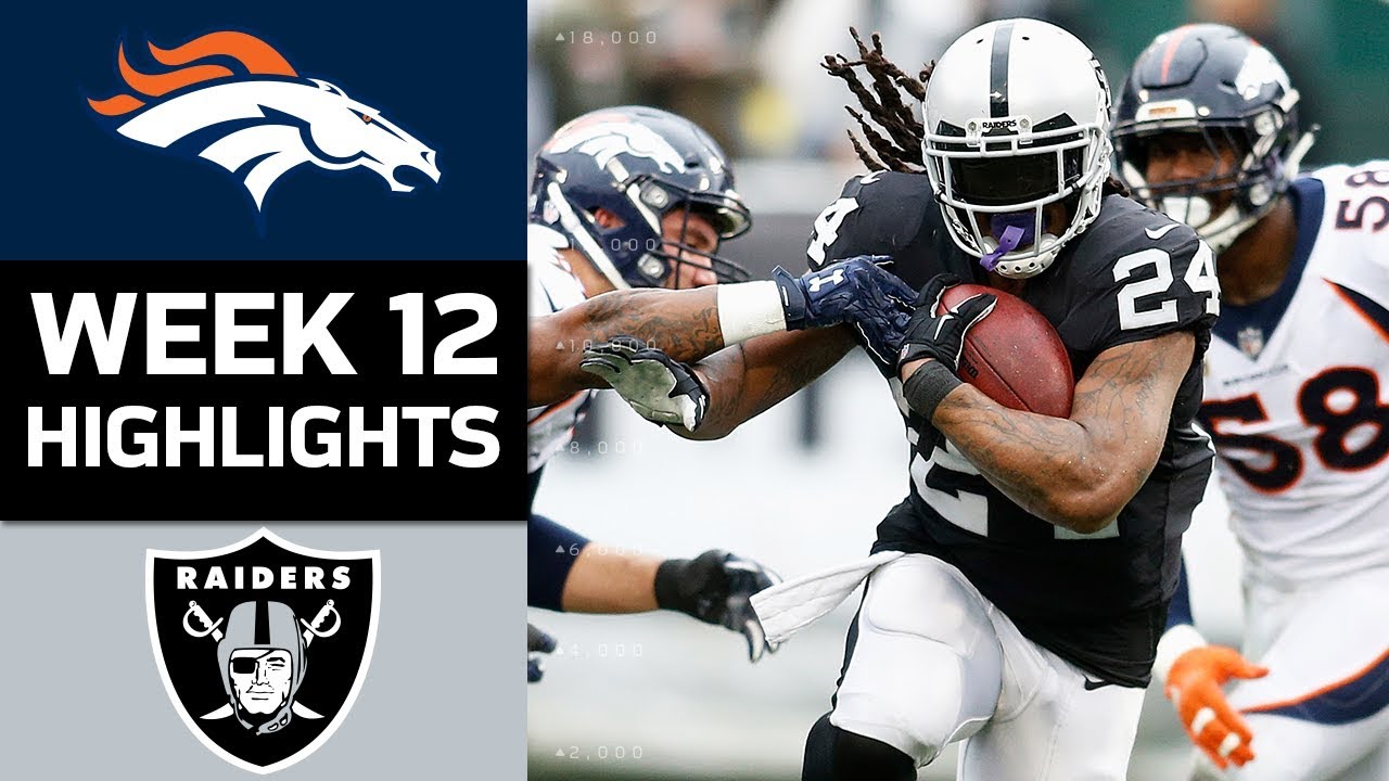 Broncos vs. Raiders | NFL Week 12 Game Highlights