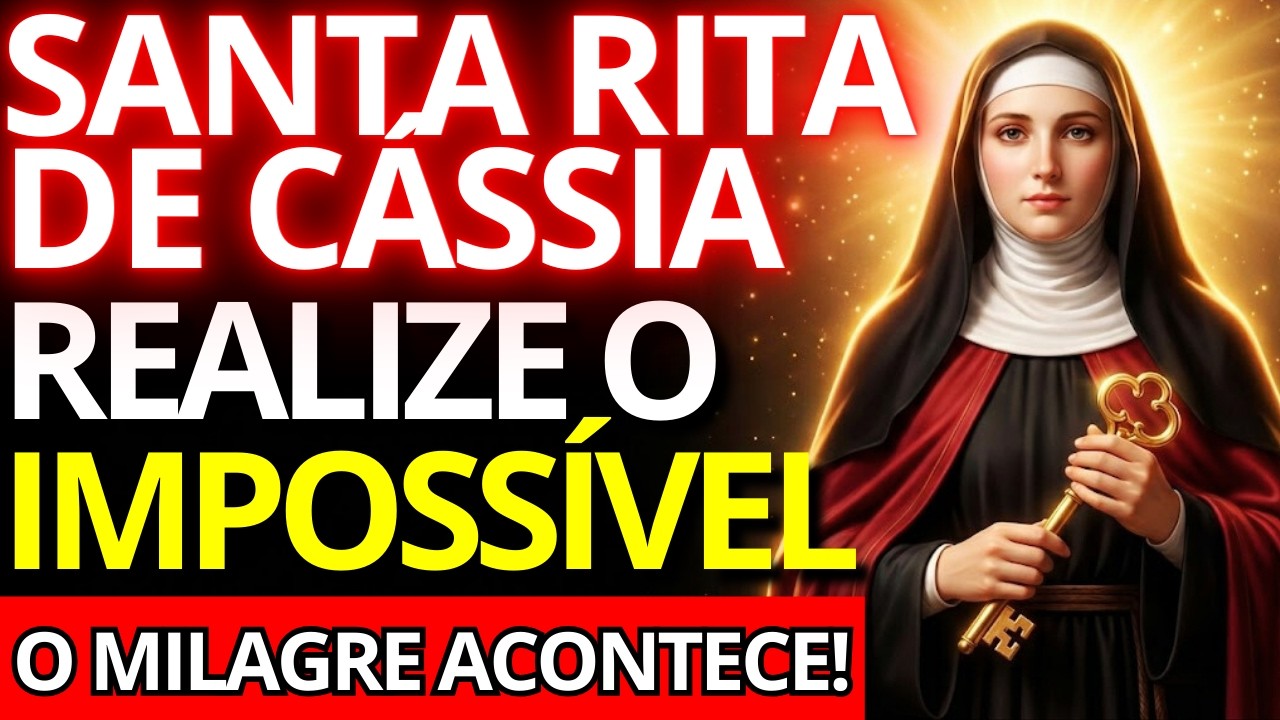 ORAÇÃO DE SANTA RITA PARA VENCER O IMPOSSÍVEL NA SUA VIDA! CHEGA DE PORTAS FECHADAS!