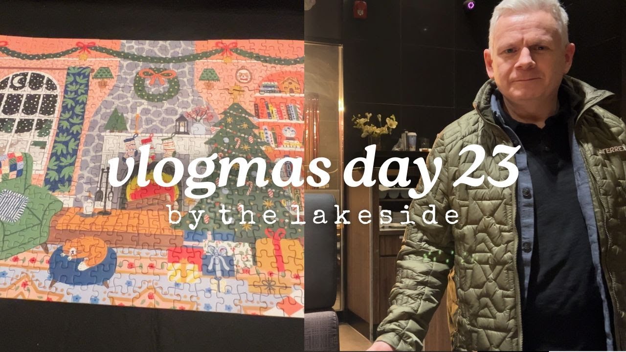 vlogmas day 23 | finishing my advent puzzle & a sushi dinner