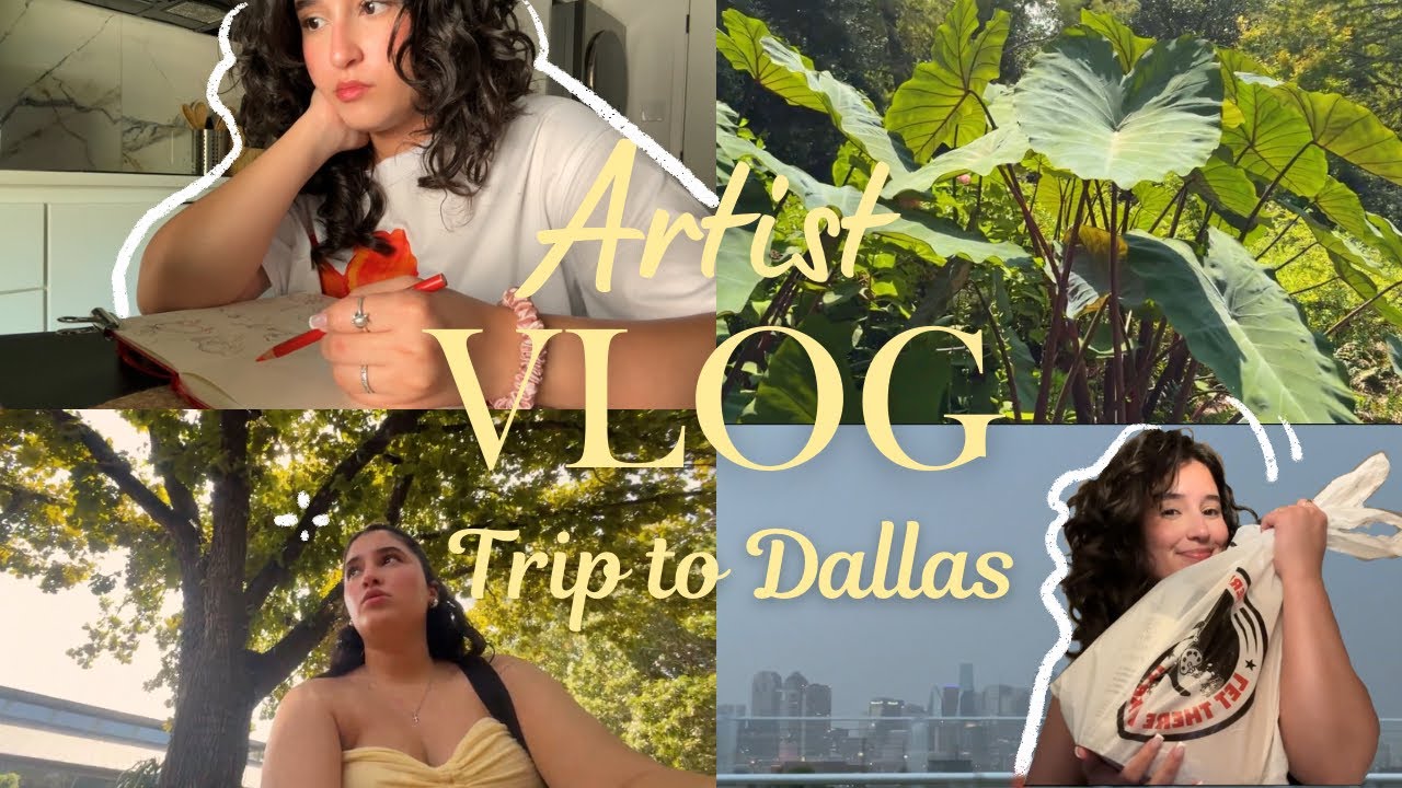 Dallas was so fun. |artist vlog ♡