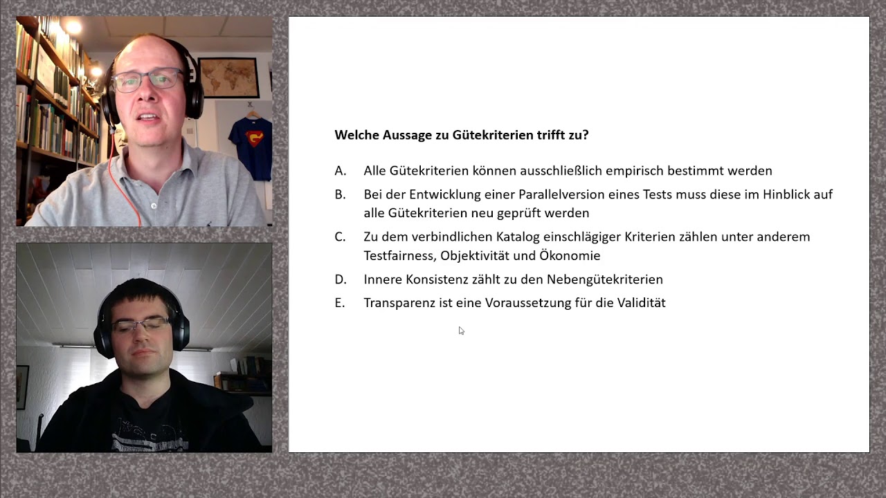 Sitzung 6: Validität