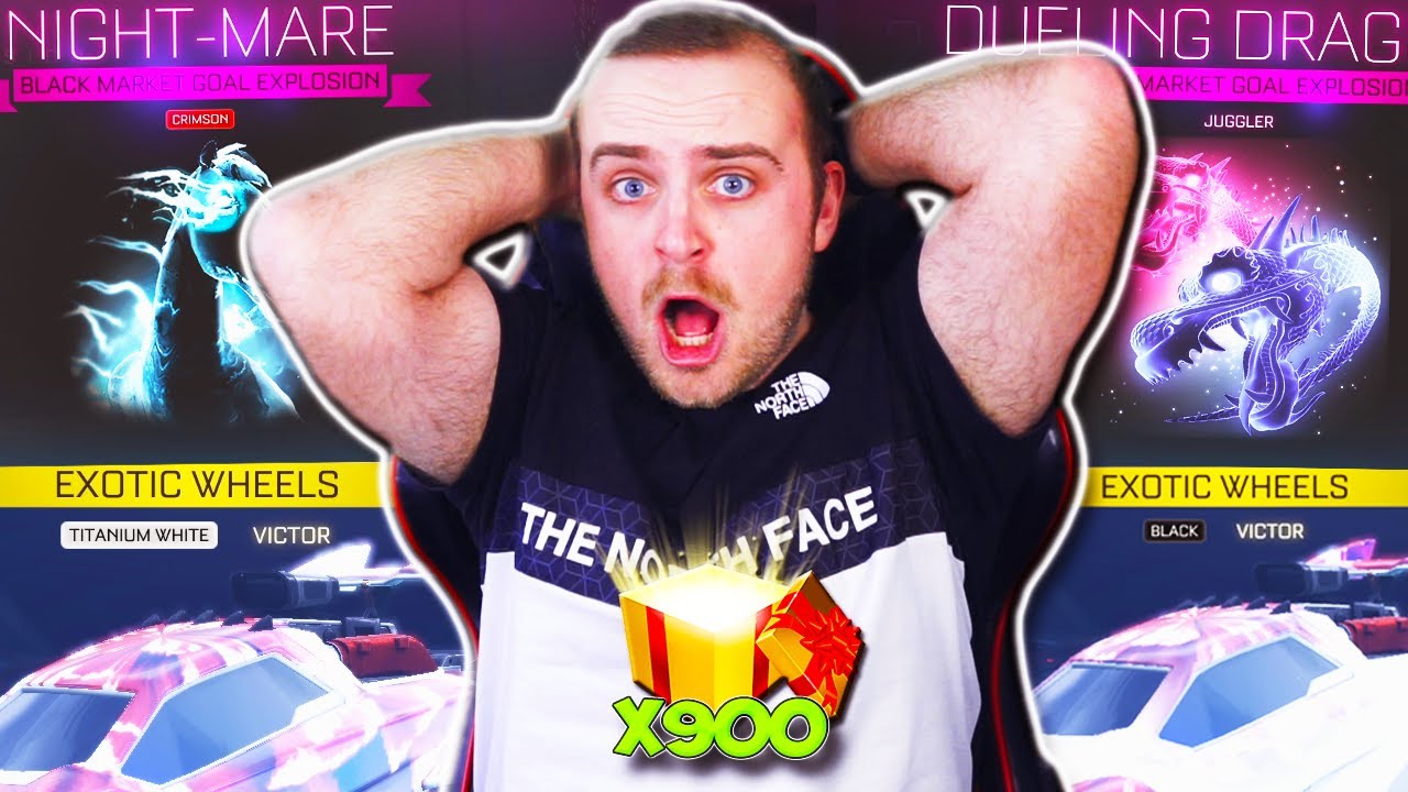 Opening 900 *NEW* GOLDEN GIFT 2021 Crates in Rocket League for 900,000 SUBSCRIBERS!