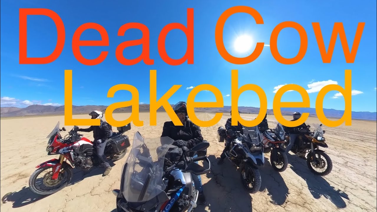 Two Wheels into the Nevada Desert, Dead Cow Lakebed!