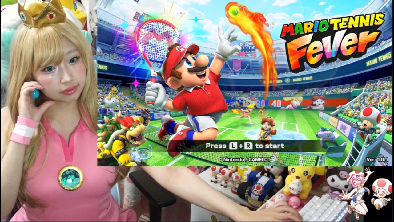 ダブルスランクしたりルームマッチしたり。マリオテニスフィーバーやる🍄　#マリオテニスフィーバー  #マリオテニス    #任天堂ゲーム配信 #ニンテンドー #キノピオ #マリオ #ゲーム実況